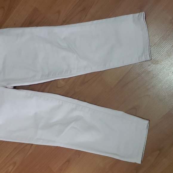 Talbots Flawless 5-Pocket Crop Jeans Light Pink 6 - Picture 2 of 8